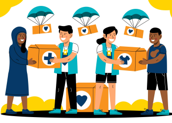 Memberikan pertolongan kepada orang lain