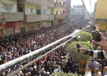 Suasana saat pemakaman Sholah Athiyah