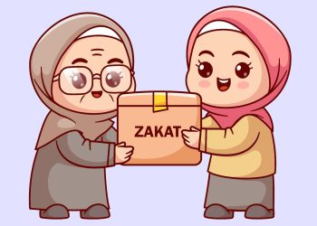 Hukum orang berhutang menerima zakat