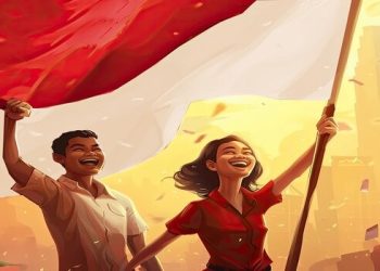 Ilustrasi perayaan Hari Kemerdekaan Indonesia