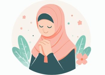 Ilustrasi perjuangan pendosa mencari keridhaan Allah