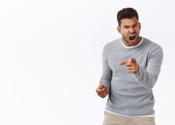 Ilustrasi amarah yang mengurangi kebahagiaan