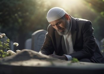 Ilustrasi mengunjungi makan keluarga