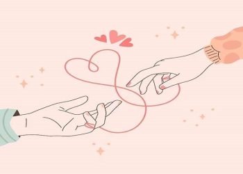 Ilustrasi seorang muslim yang jatuh cinta