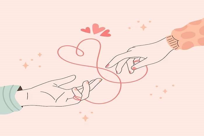 Ilustrasi seorang muslim yang jatuh cinta