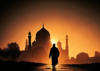 Langkah kaki menuju masjid