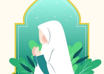 Ilustrasi agama islam yang penuh damai dan kasih sayang