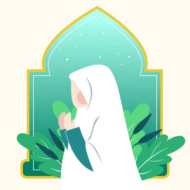 Ilustrasi agama islam yang penuh damai dan kasih sayang
