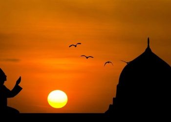 Ilustrasi doa seorang muslim