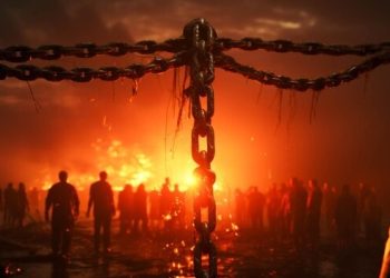 Ilustrasi para penghuni neraka