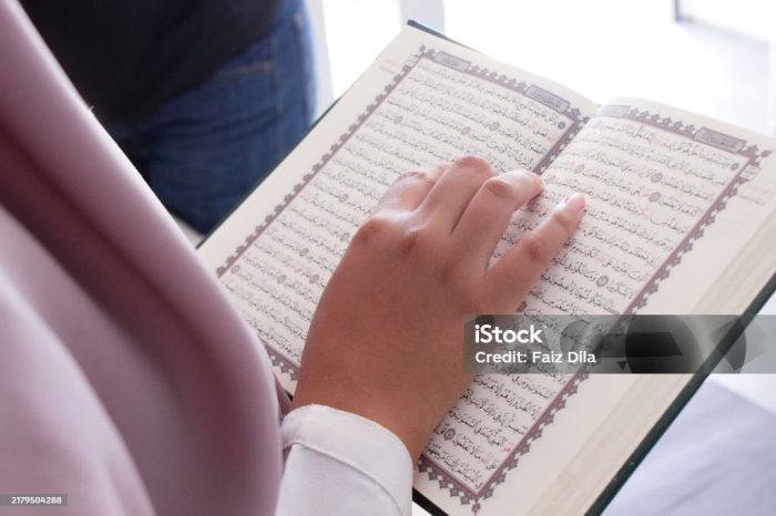 ilustrasi seseorang sedang membaca al quran (pixabay.com - almuhtada.org)
