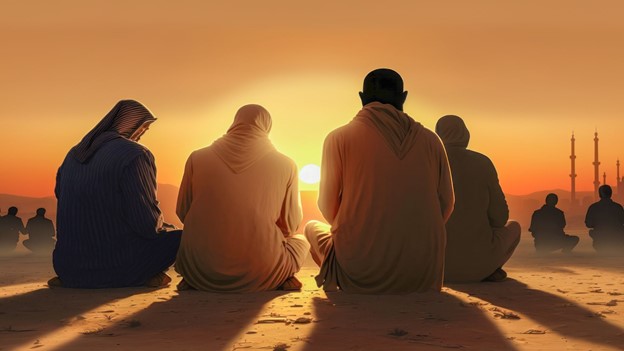 ilustrasi gambar sahabat nabi (freepik.com - almuhtada.org)