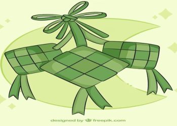 ilustrasi gambar ketupat sebagai simbol lembaran ( freepik.com- almuhtada.org)