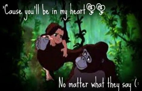 Gambar Animasi Tarzan Tahun 1999 dan Lirik Soundtracknya (almuhtada.org - freepik.com)