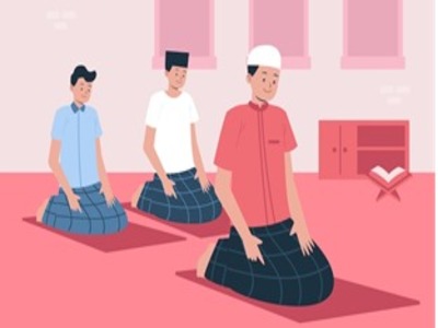ilustrasi orang sedang beribadah (freepik.com - almuhtada.org)