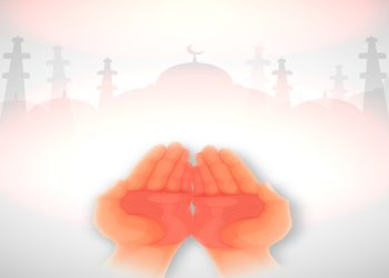 ilustrasi seorang hamba yang sedang berdoa (freepik.com - almuhtada.org)