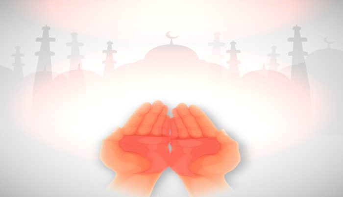 ilustrasi seorang hamba yang sedang berdoa (freepik.com - almuhtada.org)